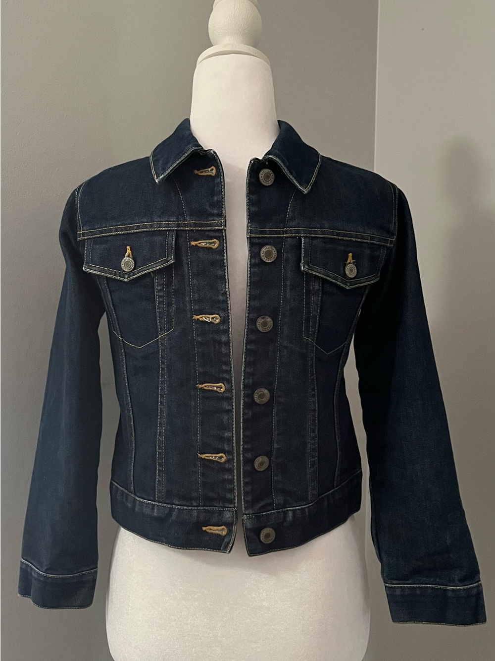 Gap Kids Size 7/8 Indigo Denim Jacket